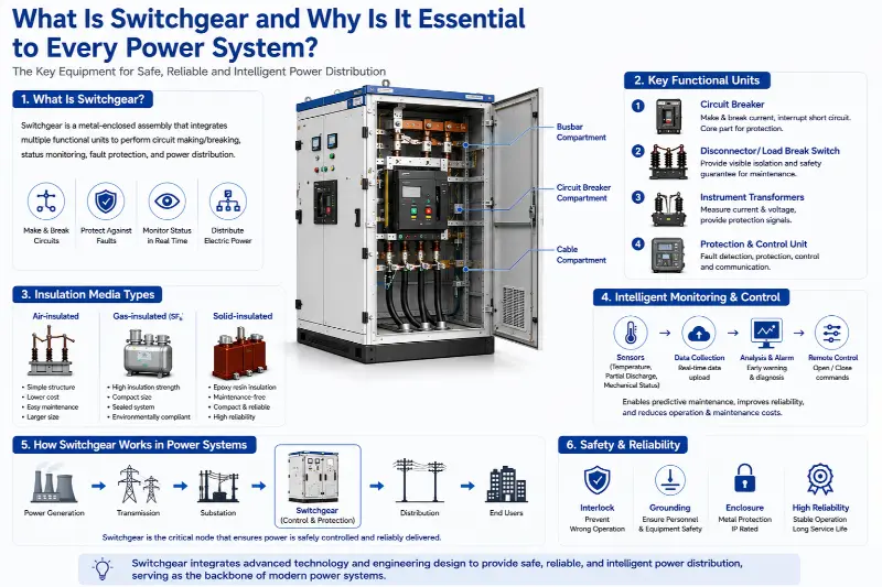 Γιατί το Switchgear είναι ο βασικός κόμβος στα σύγχρονα συστήματα ισχύος;