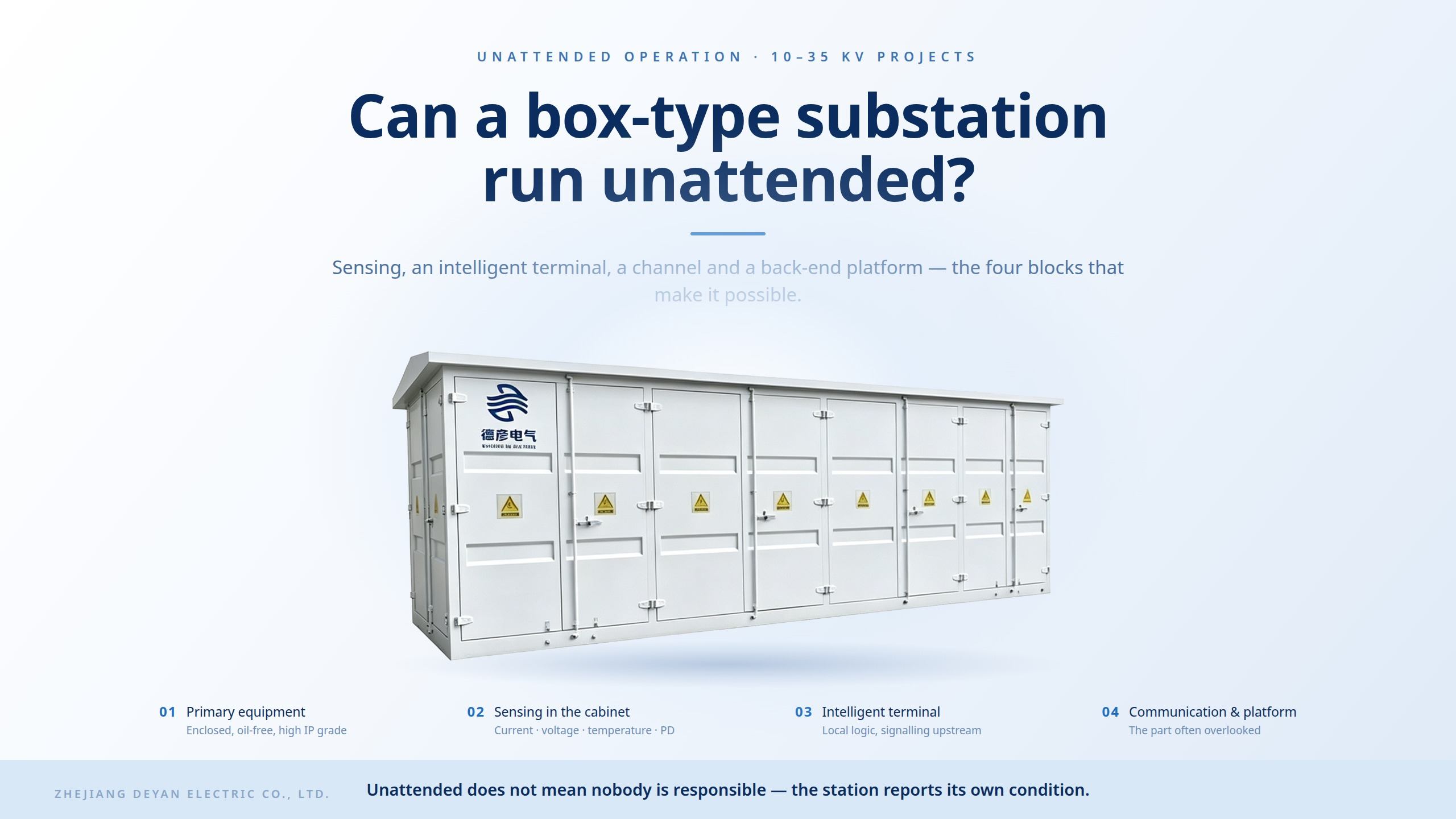 Μπορεί ένας υποσταθμός τύπου Box να λειτουργεί χωρίς επιτήρηση;
